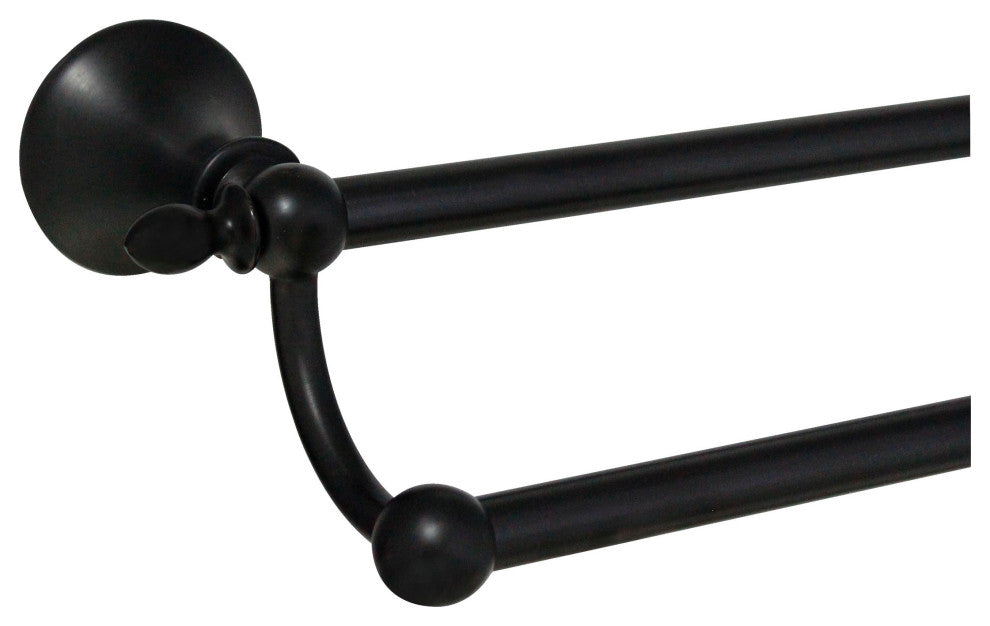 MODONA's 24" Double Towel Bar Antica Series -, Rubbed Bronze