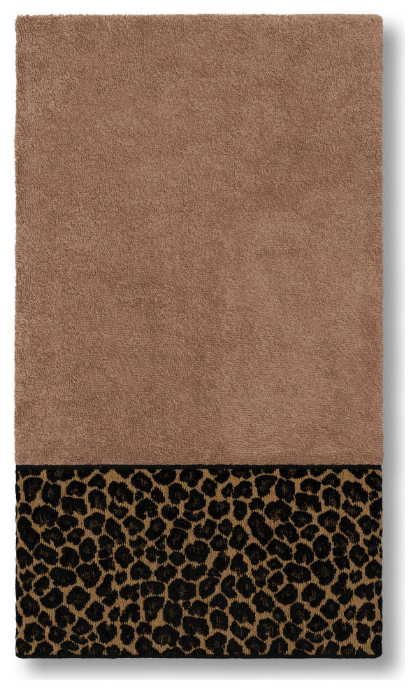 Linum Home Textiles Turkish Cotton Spots 3-Piece Embellished Towel Set, Latte