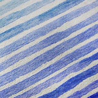 Addison Premium Washable Mayfield AMF187 Blue 9' x 12' Rug