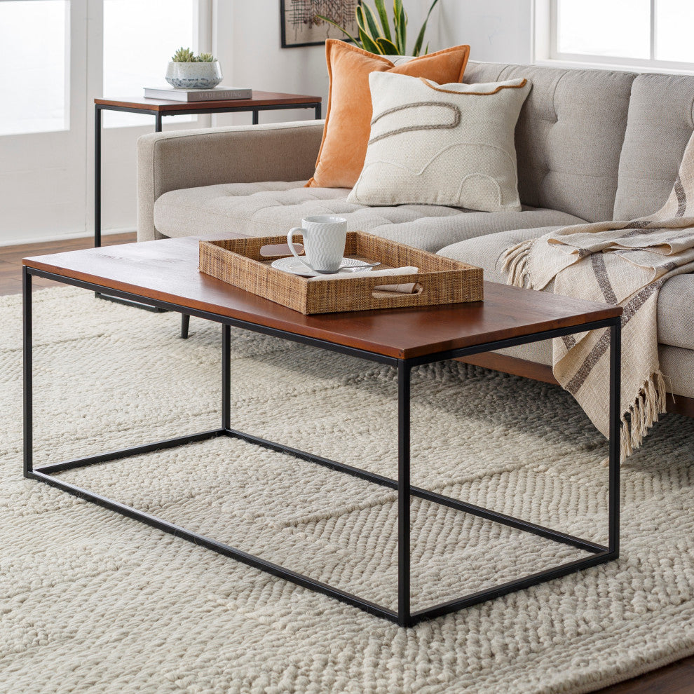 Surya Aryaa Yaa-002 Coffee Table 18"Hx22"Wx42"D