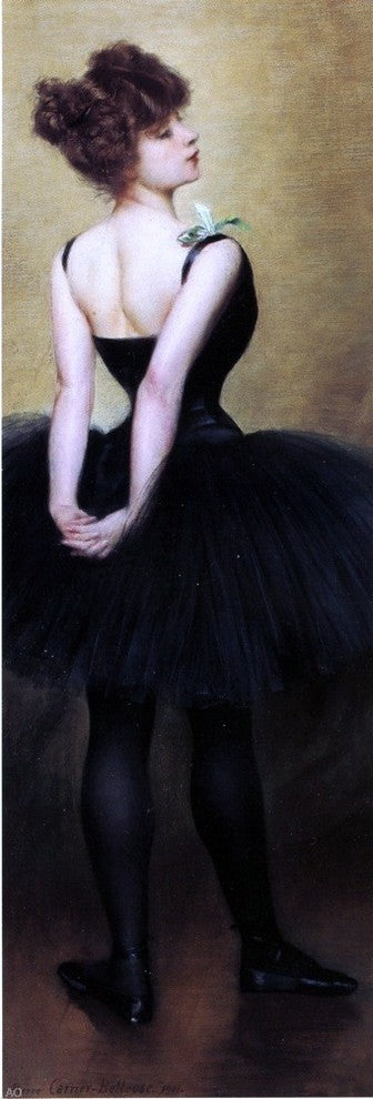Louis-Robert Carrier-Belleuse Ballerina, 15"x30" Gallery Wrapped Canvas Print