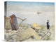 "On the Shingle, Honfleur" Stretched Canvas Giclee by Eva Gonzales, 16"x13"