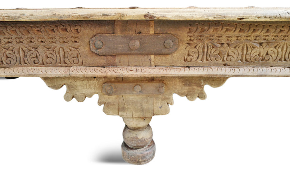 Consigned Vintage Teak Takhat Coffee Table 5