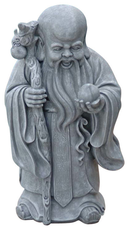 Shou Xing Gong, God of Longevity Statue