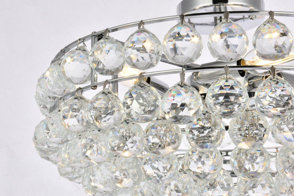 Seren 20" Flush Mount, Chrome