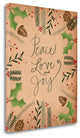 "Peace Love Joy" By Katie Doucette, Giclee Print on Gallery Wrap Canvas