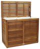 Spa Medium-Size Double Teak Laundry or Storage Hamp