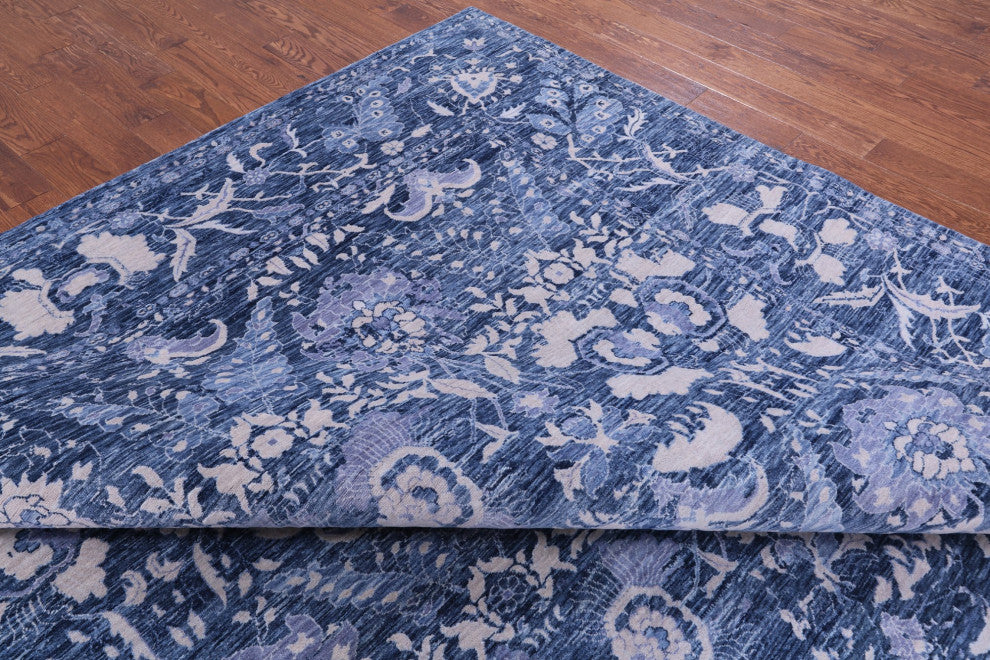 Modern Hand-Knotted Wool Rug 10' 0" X 14' 0" Q11896