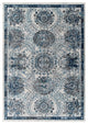 Entourage Kensie Distressed Vintage Floral Moroccan Trellis 8x10 Area Rug