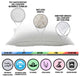 Micronone White Goose Down Soft Stomach Sleeper Pillow, King