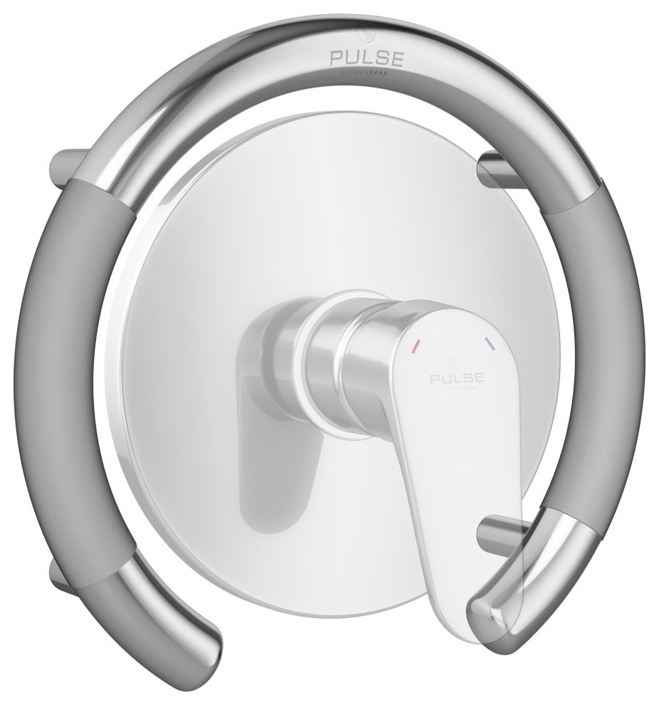 Pulse Shower Spas Ergo Valve Bar, Polished Stainless Steel