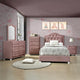 ACME Reggie Mirror, Pink Fabric