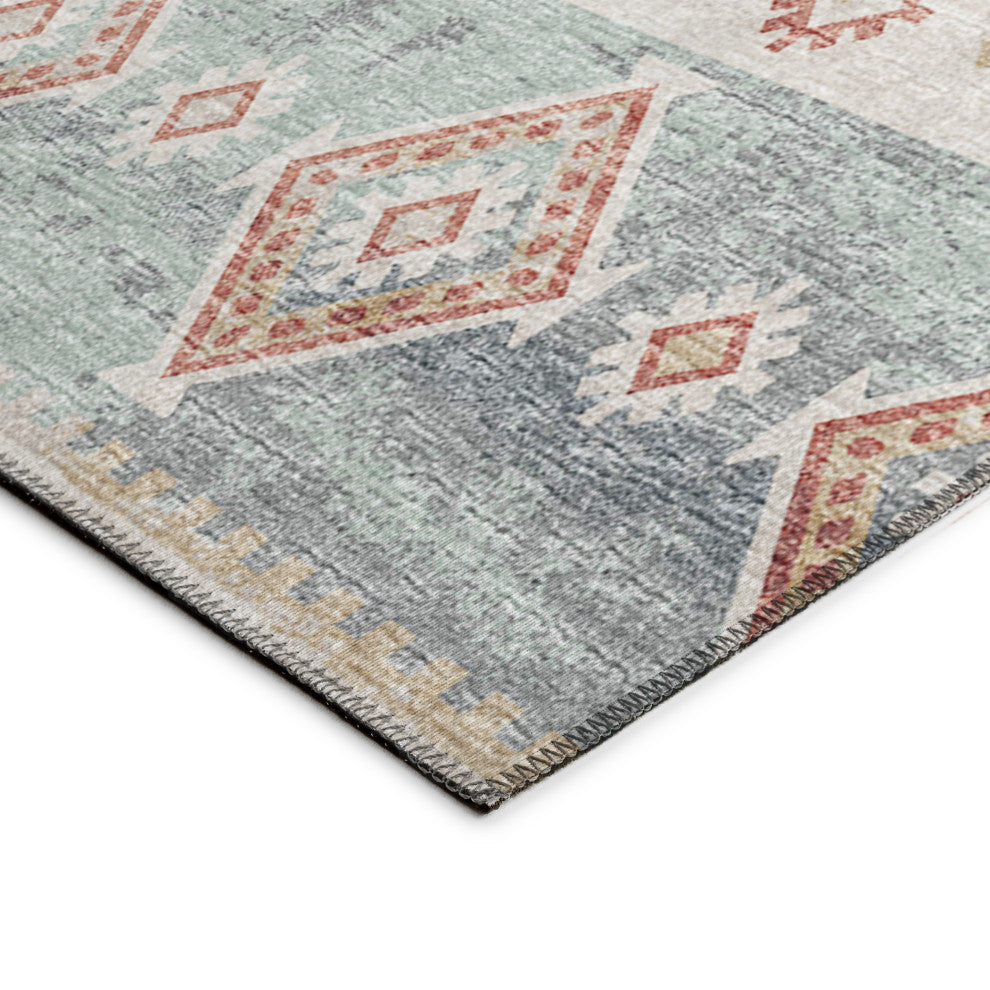 Indoor/Outdoor Sedona SN12 Canyon Machine Washable 2'3" x 12' Runner Rug