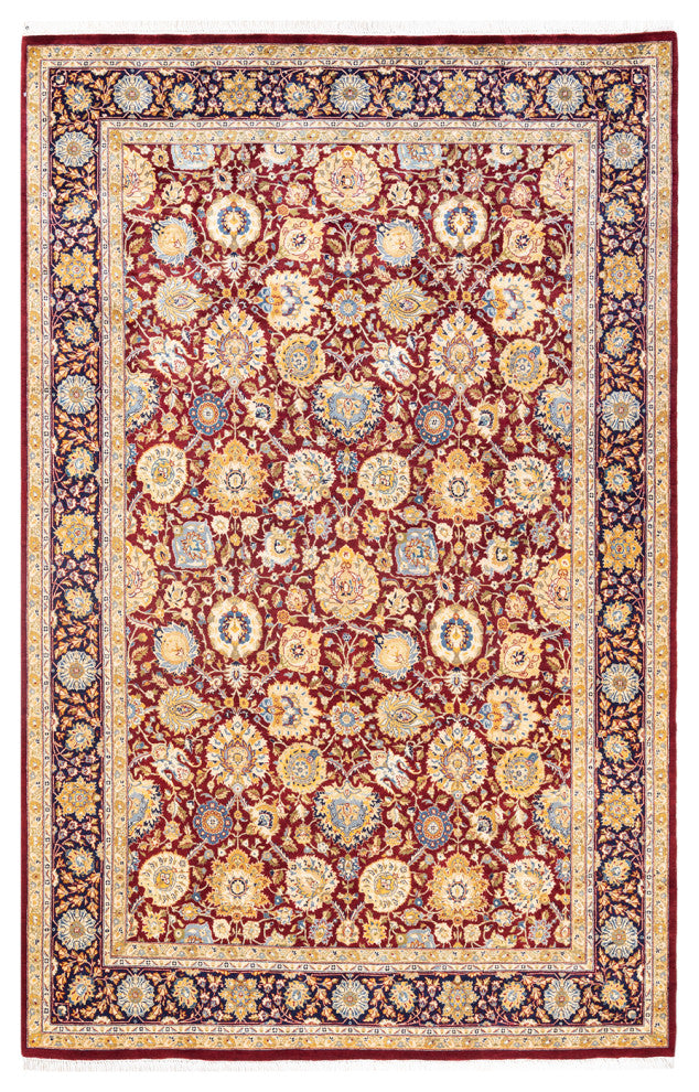 Maungdaw One-of-a-Kind Hand-Knotted Area Rug Red, 6'2"x9'5"
