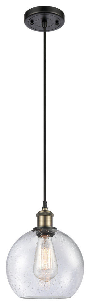 Innovations Lighting 516-1P-BAB-G124-8-LED Athens 1 Light 8" Mini Pendant