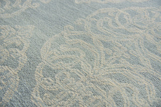 Rizzy Home Opulent OU814A Light Blue Medallion Area Rug, Rectangular 8'x10'