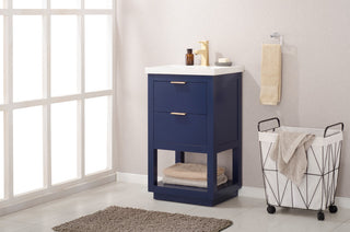 Klein 20" Single Sink Vanity, Blue