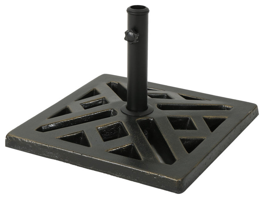 Lisa Outdoor 31 Lbs Concrete Square Umbrella Base