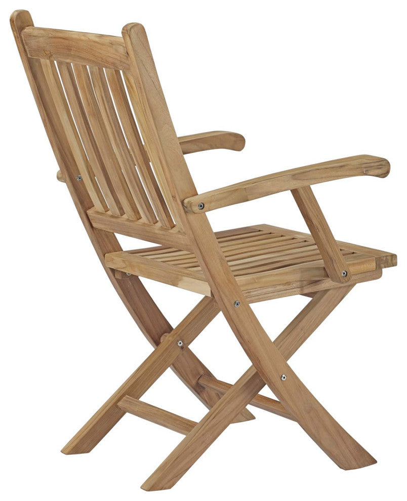 Marina 7 Piece Outdoor Patio Teak Outdoor Dining Set