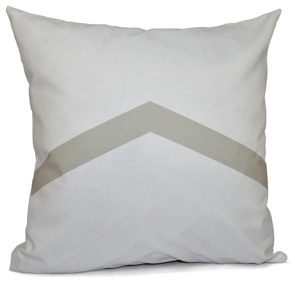 Geometric Decorative Pillow, Oatmeal, 20"x20"