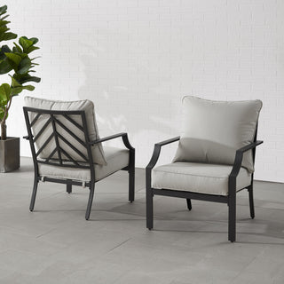 Otto 2Pc Outdoor Chair Set 2 Armchairs