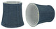 30361-2 Small Bell  Chandelier Clip On Lamp Shade Washing Blue 4"x5"x5"