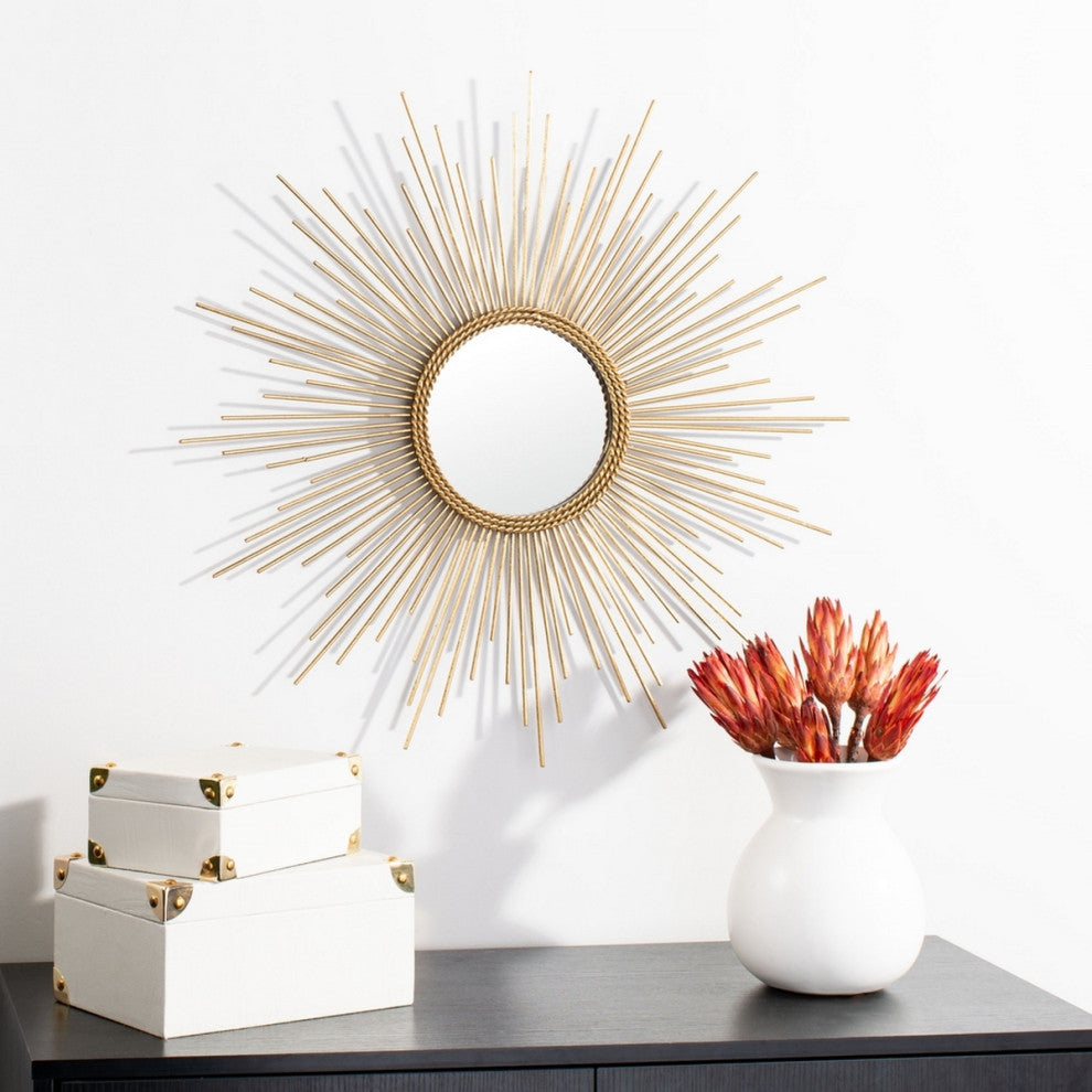 Safavieh Nahla Sunburst Mirror, Gold