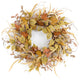 Fall Leaf and Mini Pumpkin Wreath