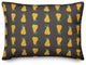 Pear Pattern in Yellow Throw Pillow