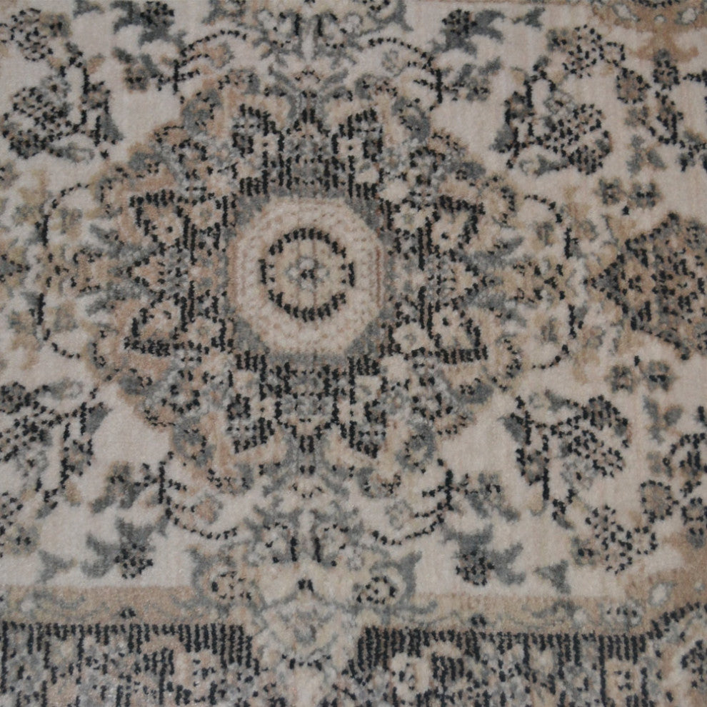 Machine Made Polyester Durable Indoor Outdoor Washable Oriental Pattern Footmat