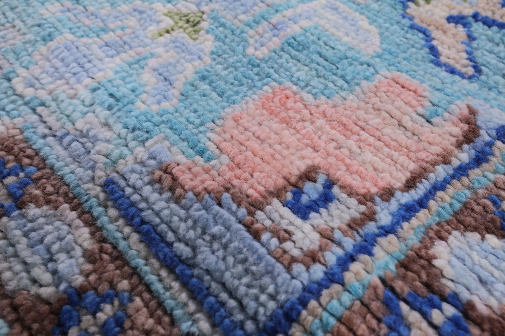 Turkish Oushak Handmade Wool Rug 10' 2" X 14' 1" - Q13562