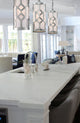Libby Langdon for Crystorama Jennings 1 Light Polished Nickel Pendant
