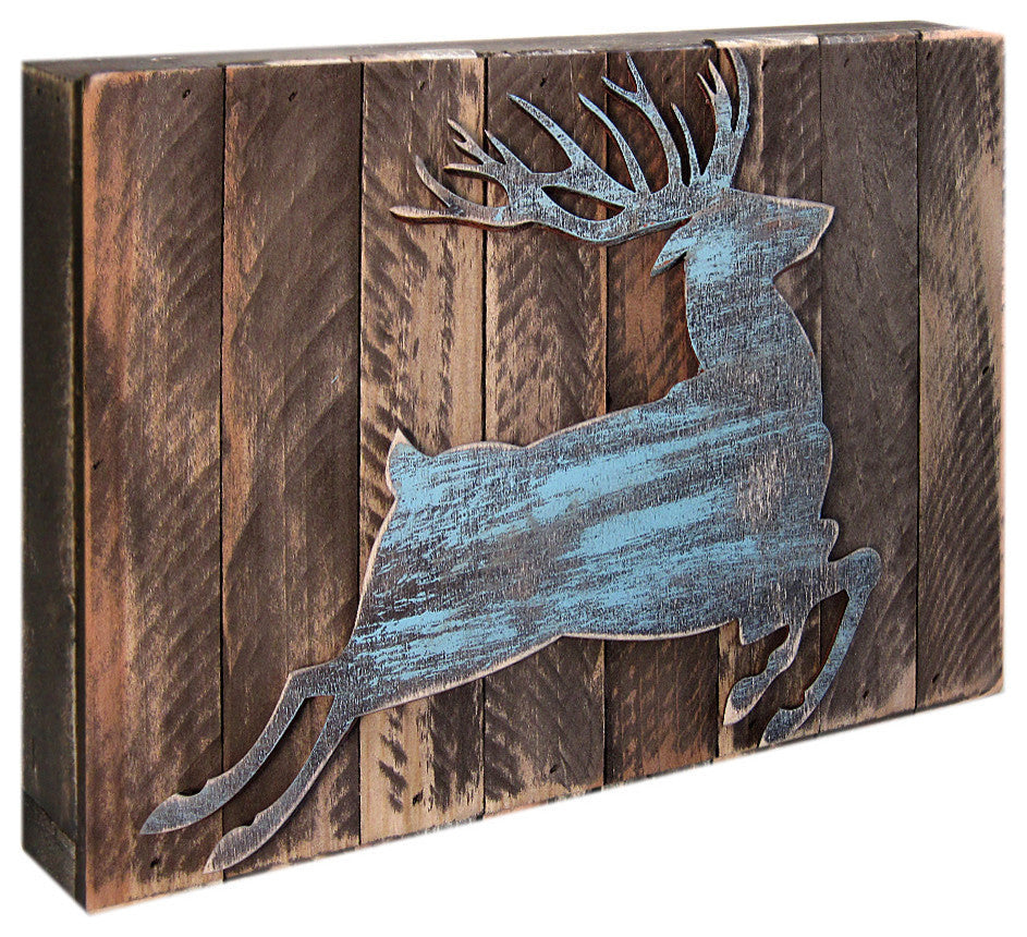 Deer Silhouette Block