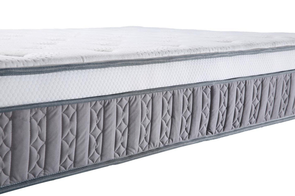 Breathable 12"? Plush Euro Top Gel Memory Foam Hybrid Mattress, King