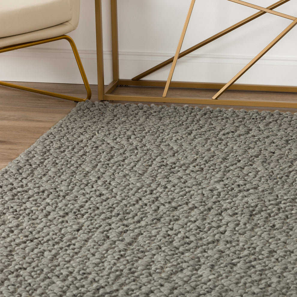 Gorbea GR1 Pewter 6' x 9' Rug