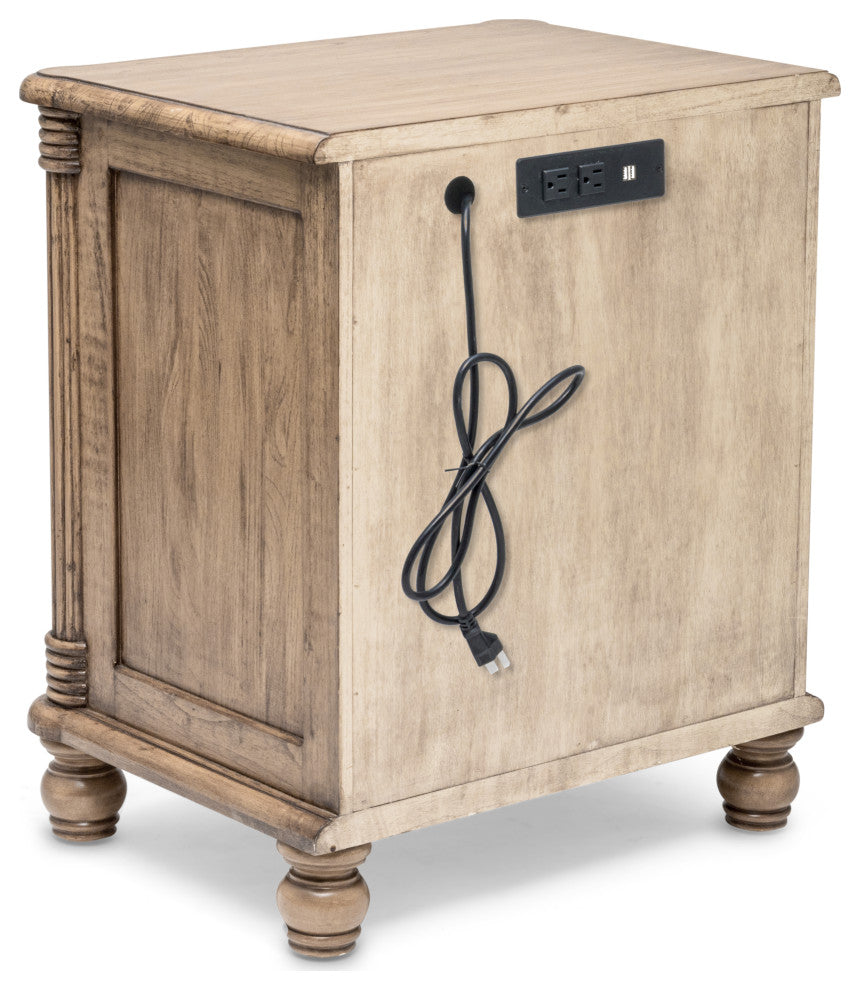 Malibu 2-Drawer Nightstand