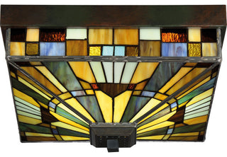 Inglenook 3-Light Flush Mount, Valiant Bronze