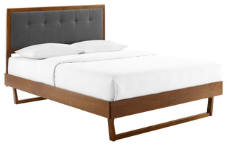 Modway Willow King Wood Platform bed With Angular Frame