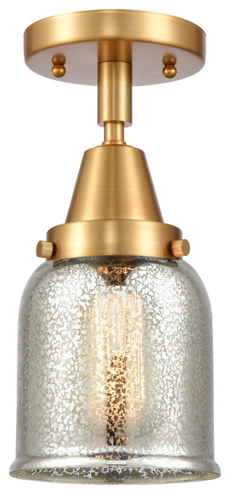 Innovations Lighting 447-1C-SG-G58-LED Small Bell 1 Light 5" Flush Mount