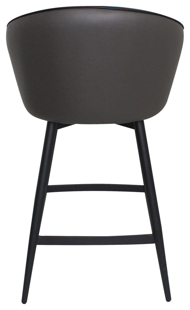 Webber Swivel Counter Stool Charcoal