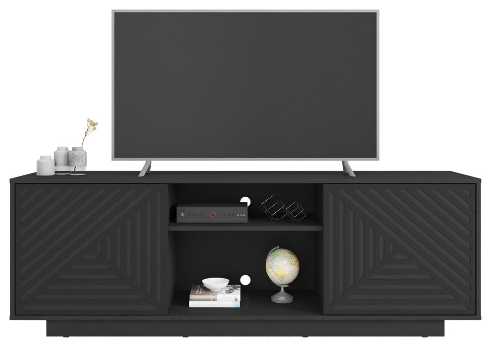 Techni Mobili TV Stand for TV"™s Up to 70"�, Black