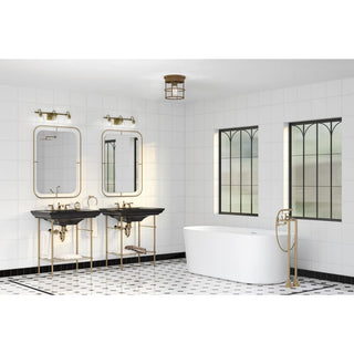 Martenne Collection 3-Light Modern Farmhouse Vanity Light, Aged Bronze