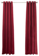 Solid Grommet Top Thermal Insulated Blackout Curtains, Burgundy, 108"