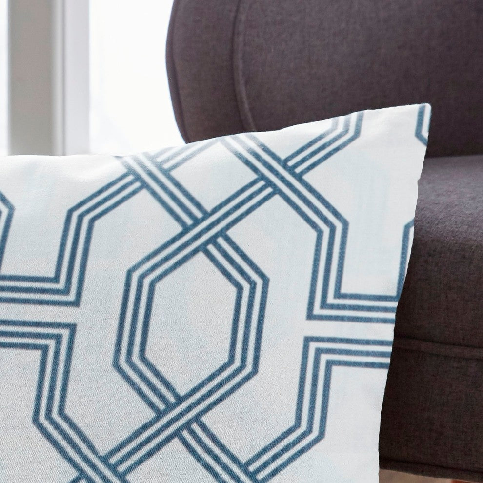 Scott Living Ander Sapphire Square Pillow, 12x24