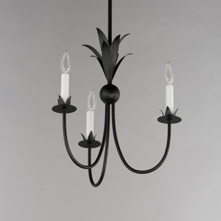 Maxim 2883 Paloma 3 Light 16"W Taper Candle Multi Light Pendant - Anthracite