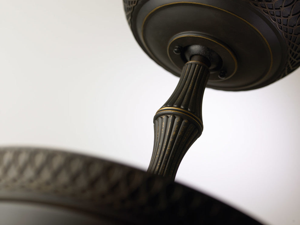 Emerson Monaco 60" Ceiling Fan Golden Espresso With Vintage Black Blades