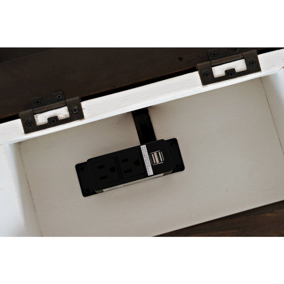 Harris USB Charging Chairside Table