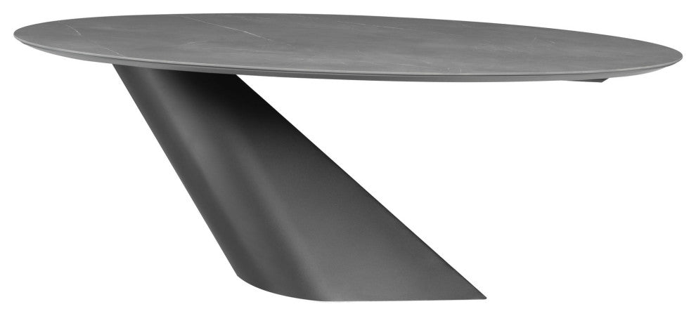 Oblo Grey Ceramic Dining Table, HGNE280
