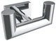 ICO Bath Crater Double Towel Hook