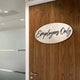 Employees Only sign Wooden sign Business sign warning sign Birch wood sign